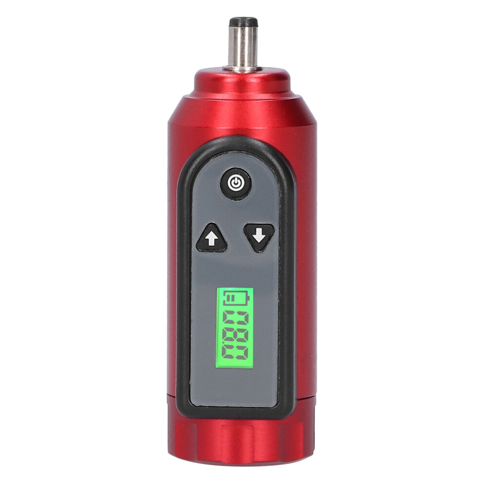 Red Wireless Lcd Tattoo Power Supply 5-12V, 2000Mah Lithium Ion