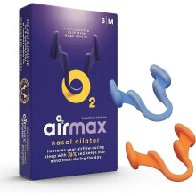 Nasal Dilators Trial Pack - Anti Snoring Devices - 76% More Airflow for Better Breathing & Against Nasal Congestion - Guaranteed Fit (1x Small & 1x