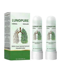 (2PCS) Relax with CalmDerm Herbal Inhalers & Timilk LungPure Quality Assurance
