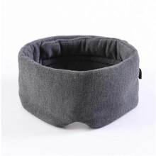 (Light Grey) Sleep Mask for Men Women, 100% Blackout Eye Mask for Sleeping, Skin Friendly Modal Blindfold Night Sleeping Mask