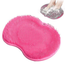 Shower Foot Scrubber Massager Cleaner, Acupressure Mat with Non-slip Suction Cups, Improve Circulation,exfoliation, Soothes Tired Achy Feet, Reduce Fe