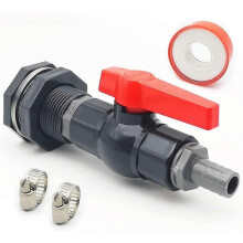 Rain Barrel Spigot kit Within 3/4 inch PVC Bulkhead Adapter