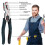 Industrial Grade Heavy Duty Pliers, Multi-Function Wire Cutter, Stripper, Crimper & Nail Puller for Electrical Work, Home Repair, DIY\u200b Projects 2