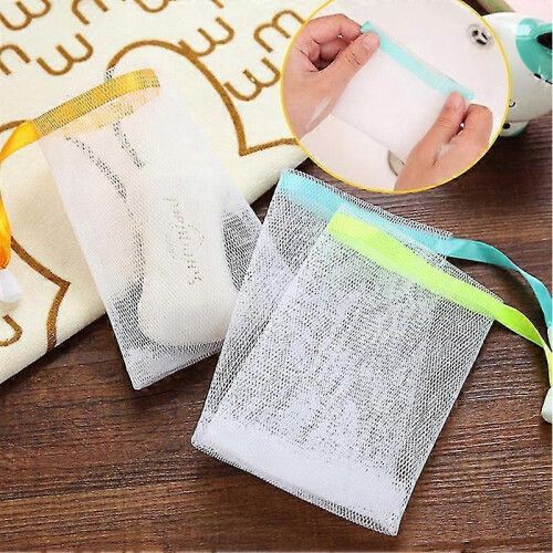 20 Piece Mesh Soap Bags Double Layer Exfoliating Soap Foam Mesh (Random Color) - DD01