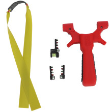 Estilingue de pesca com arco, catapulta de caça, elástico, de alta velocidade, resistente e durável, ferramenta de entretenimento ao ar livre com