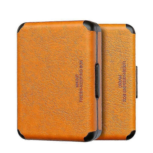 (Yellow) Cigarette Case, Cigarette Case, Moisture-proof And Dust-proof Protective Shell, Marlboro Cigarette Cartridge Fresh-keeping Box