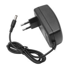 12V 2A DC-Netzteiladapter 5,5x2,5 mm EU-Stecker, 93 cm Kabel