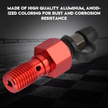Red Anodised M10x1.25 Brake Bleed Screw