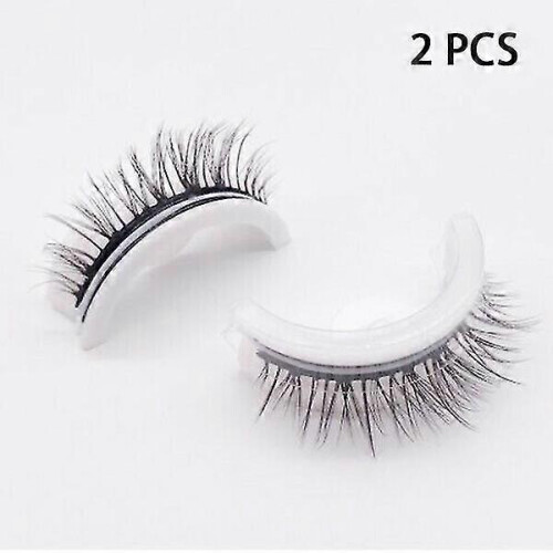(Nturl) Reusable Self-adhesive Eyelashes With Natural Look Washable Glue Free Waterproof