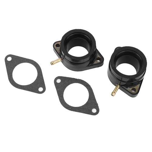 XS400 Intake Boots Rubber, 1 Pair, 2 Gaskets 1