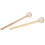 2Pcs Drum Mallet Felt Head Long Wooden Handle Non Slip Instrument Accessory Set Kit 1