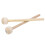 2Pcs Drum Mallet Felt Head Long Wooden Handle Non Slip Instrument Accessory Set Kit 4