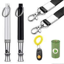 Adjustable Ultrasonic Silent Dog Whistle, Dog Whistle to Stop Barking Neighbors Dog Professional Recall Dog Training Whistles