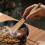 Wood Tableware Spatulas Kitchen Gadgets Triangular Cooking Spatula Portable Outdoor Camping Utensil 2