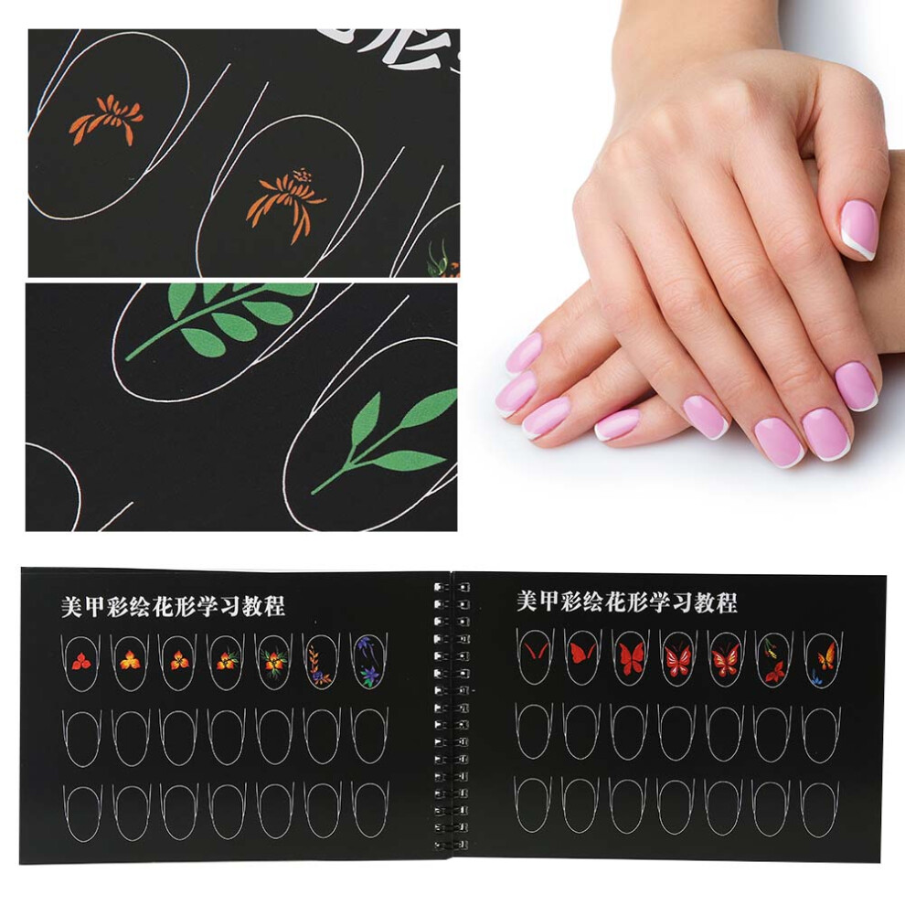 Nail Practice Template Book for New Learners