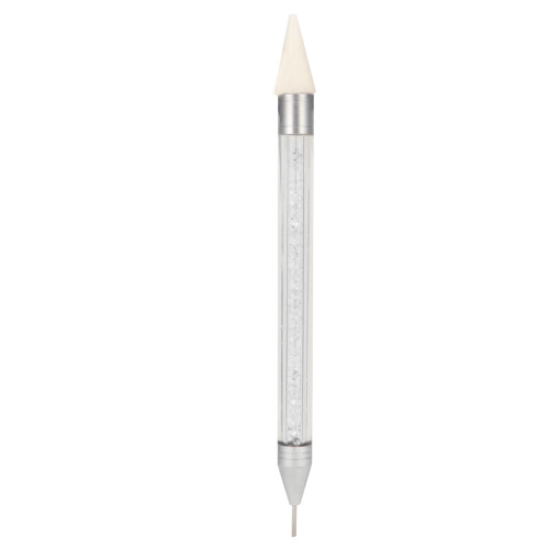 Double-Head Nail Dotting Pen 15x1x1cm White 1