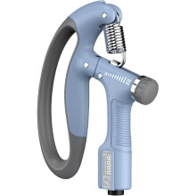 (Blue) Adjustable Hand Grip Strengthener (10-100kg), Electronic Counting Grip Strength Machine, Forearm Strengthener