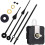 Long Wave Clock Replacement Movement Quartz DIY Wall Clock Movement with 2 Pairs of Hands - DD01 1