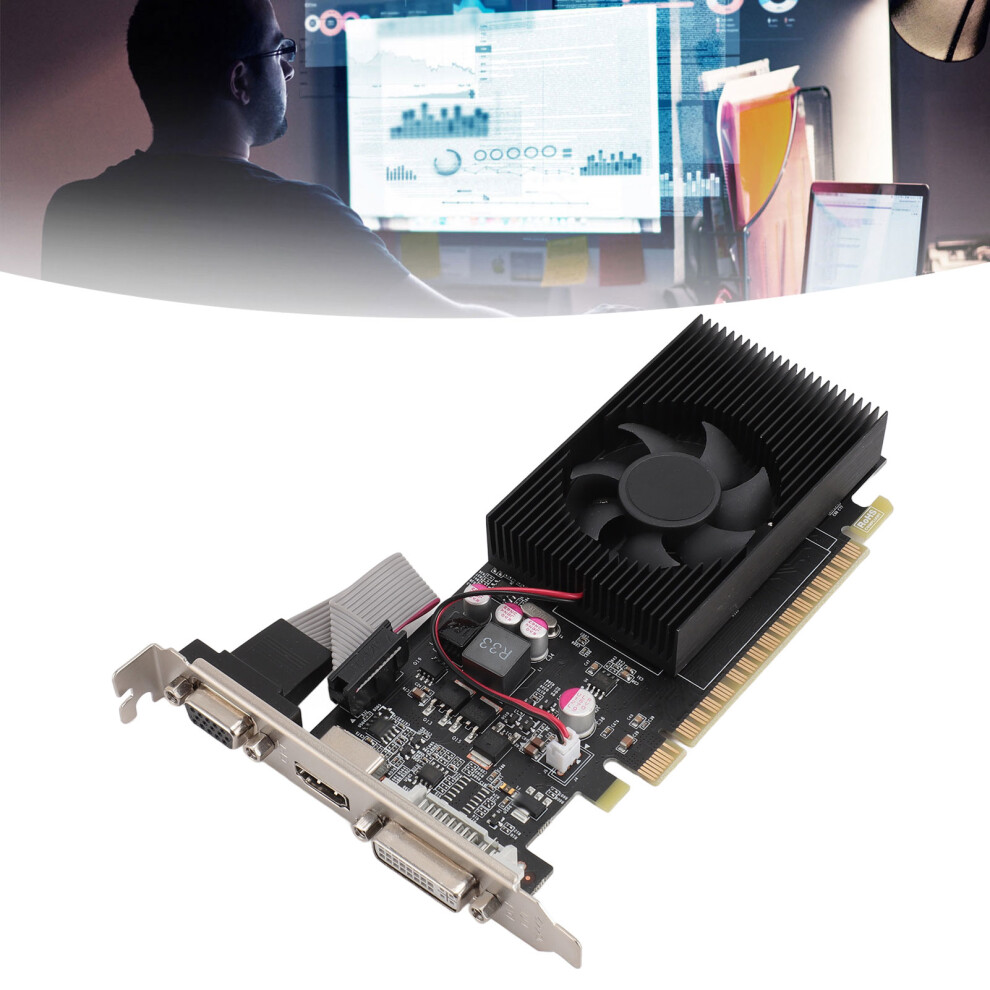Gt730 4Gb Gddr3 128Bit Pcie 2.0 Gaming Graphics Card With Fan 4611393341845