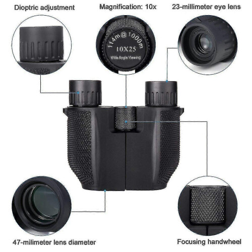 Compact Binoculars for Adults Kids, Premium Binoculars Mini Binoculars 2