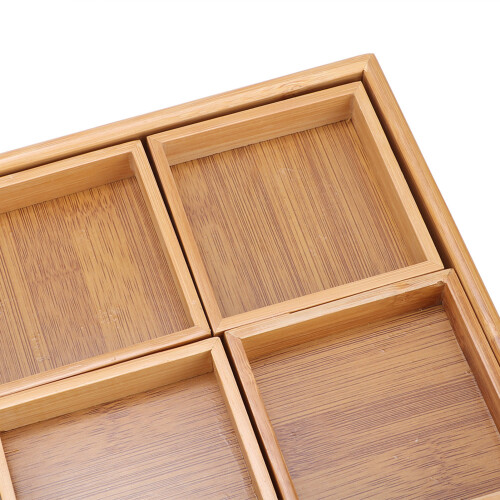 Eco-Friendly Bamboo Snack Plate 2