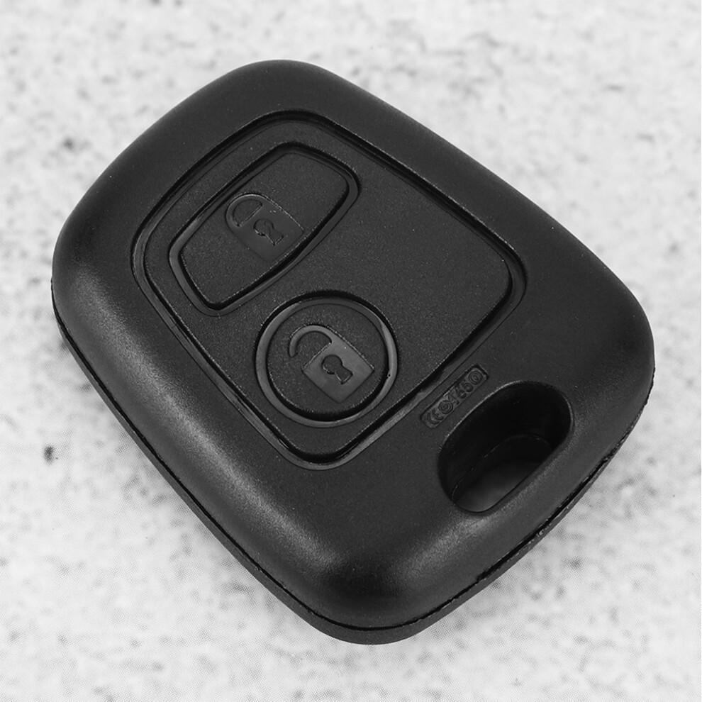 Peugeot 206 Key Fob Cover 2 Button Remote Replacement Durable & Easy To Use 4281393343448