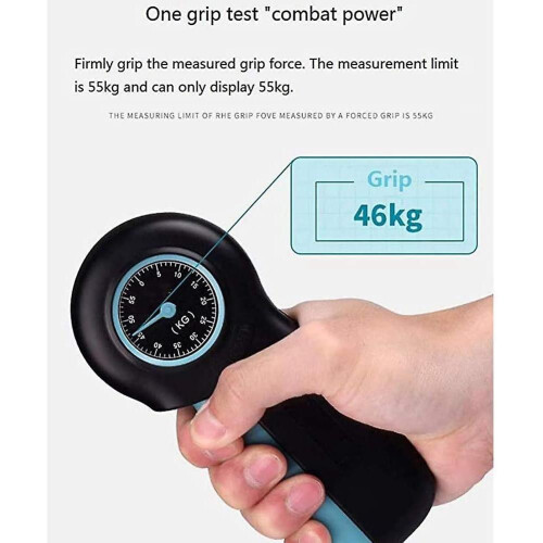 Portable Hand Dynamometer, Digital Hand Strength Tester for Grip Measurement, Joint Support, and Exercise Training 1