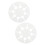 2pcs Red Bed Sheet Detangler, Reduces Tangles, 19.5cm Diameter 2