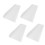 4pcs White Plastic Downspout Splash Blocks 41.4cm Extenders 1