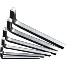 6pcs L-shaped Square Head Wrench,long Arm Hex Key Wrench Set,4 Point Wrench Screwdriver Set 3-8mm - q36