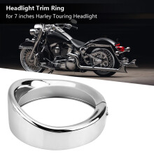 Touring 7 inch Softail Headlight Ring – Chrome Visor Light Frame for Bikes