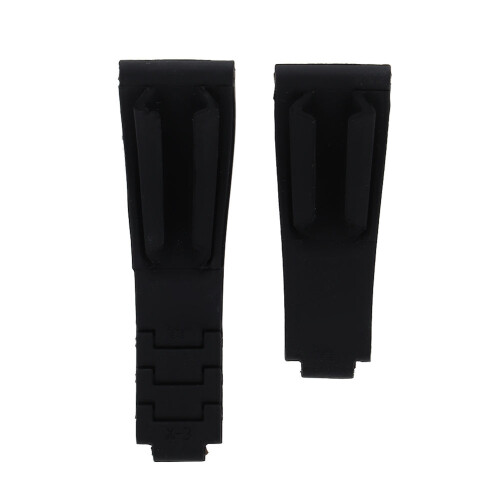 Durable Black Silicone Watch Strap for Submariner Replacement Watch Band 1