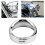 Touring 7 inch Softail Headlight Ring – Chrome Visor Light Frame for Bikes 11