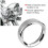 Touring 7 inch Softail Headlight Ring – Chrome Visor Light Frame for Bikes 12