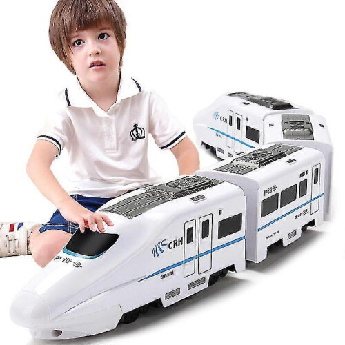 (five carriages) Electric Universal Simulation High Speed Railway Harmony Train Model Kids Toy 2