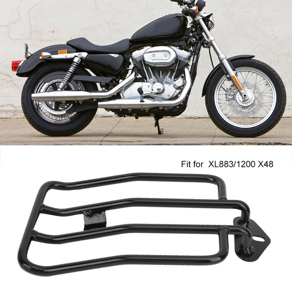 Rear Carrier Support For Harley Xl883 X48 Black 7790334404089