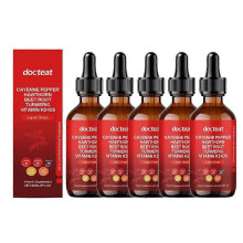 (5PCS) 2026!!1-5x Cayenne Pepper Drops, with Hawthorn & Beetroot, Portable Body Care Liquid60ML