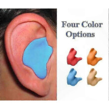 (Orange) Custom Molded Earplugs with 4 Color Options and NRR 26 Rating for Noise Protection