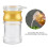 Gold Acrylic Oil Bottle, Medium 5