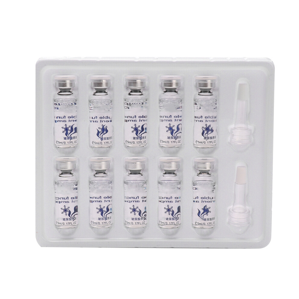 Hydrating Hyaluronic Acid Serum 5ml x 10 for Skin Moisturizing