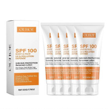 (5PCS)2026~1-5x Spf 100, Face , Waterproof Spf 100 Moisturiser Non-greasy Lotion For Face Body, Uvb/uva Protection Sun Cream Spf 100