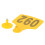 100 Numbered Cow Ear Tags Farm Yellow 4