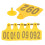 100 Numbered Cow Ear Tags Farm Yellow 10