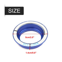 Blue Ignition Switch Ring for Ford Focus Car Key Hole Cover Easy Fit