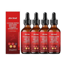 (4PCS) 2026!!1-5x Cayenne Pepper Drops, with Hawthorn & Beetroot, Portable Body Care Liquid60ML