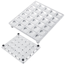 30 Holes Dumpling Mould Maker Ravioli Aluminum Mold Pastry Kitchen DIY Tool UK
