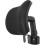 Office Chair Headrest Attachment Universal Head Support Cushion Upholstered Adjustable Height Angle(black And Black) - DD 1