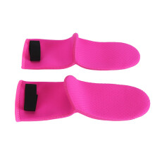 3mm Rose Red Diving Socks, Anti Slip, Thermal, Size S-L