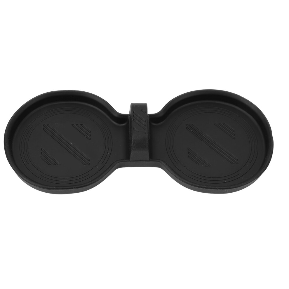 Silicone Cup Holder Coaster Insert For Tesla Model 3 2023-2024 Black 3491393354165