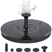 Solar Fountain for Bird Bath, Solar Powered Fountain Pump 1.5W Free Standing Floating Birdbath Water Pumps for Garden, Patio, Pond and Pool
